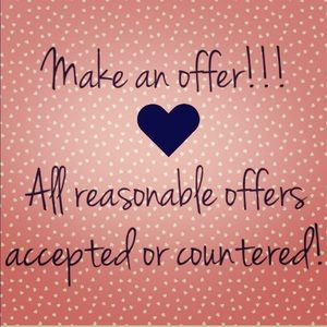 Like the item but not the price? Make me an offer!